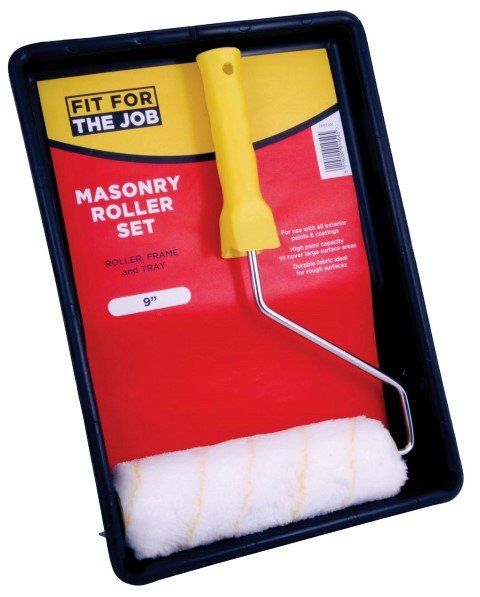 FFJ ROLLER SET 9" X 1.5" MASONRY COMPLETE WITH TRAY